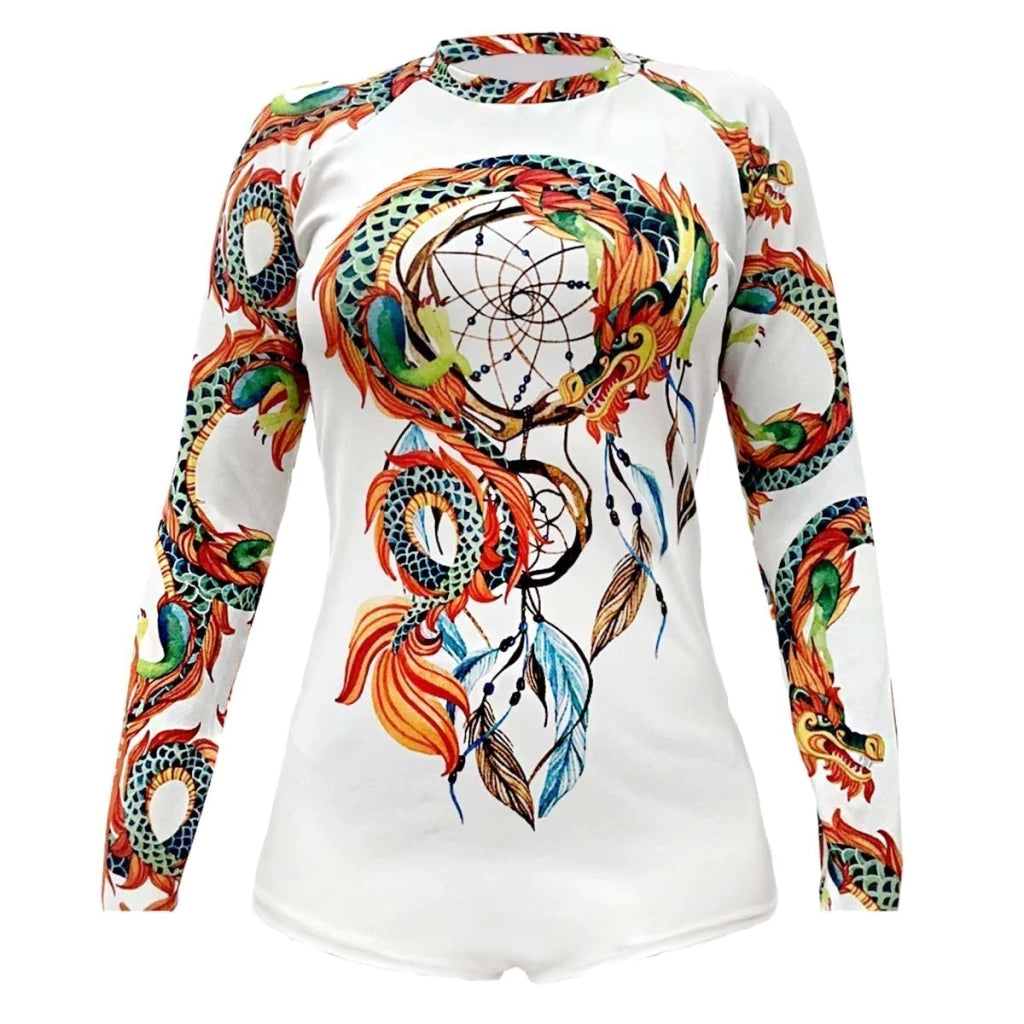BJJ Bodysuit - Muay Thai Dragon