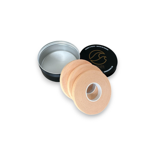 Armada BJJ Finger Tape - (3-Pack with Tin) - Brown Tape