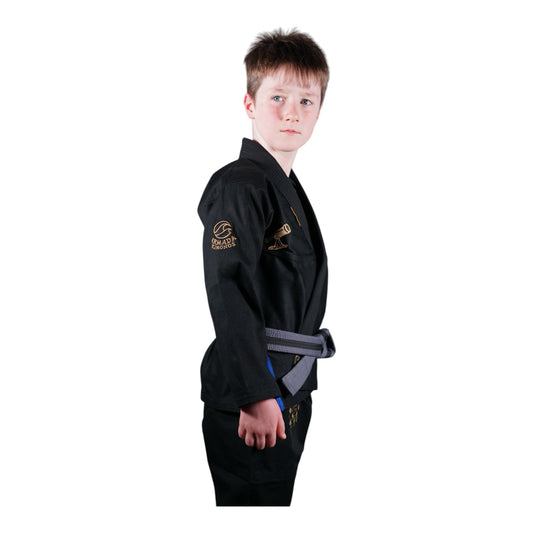 Explorer Kids BJJ Gi - Black