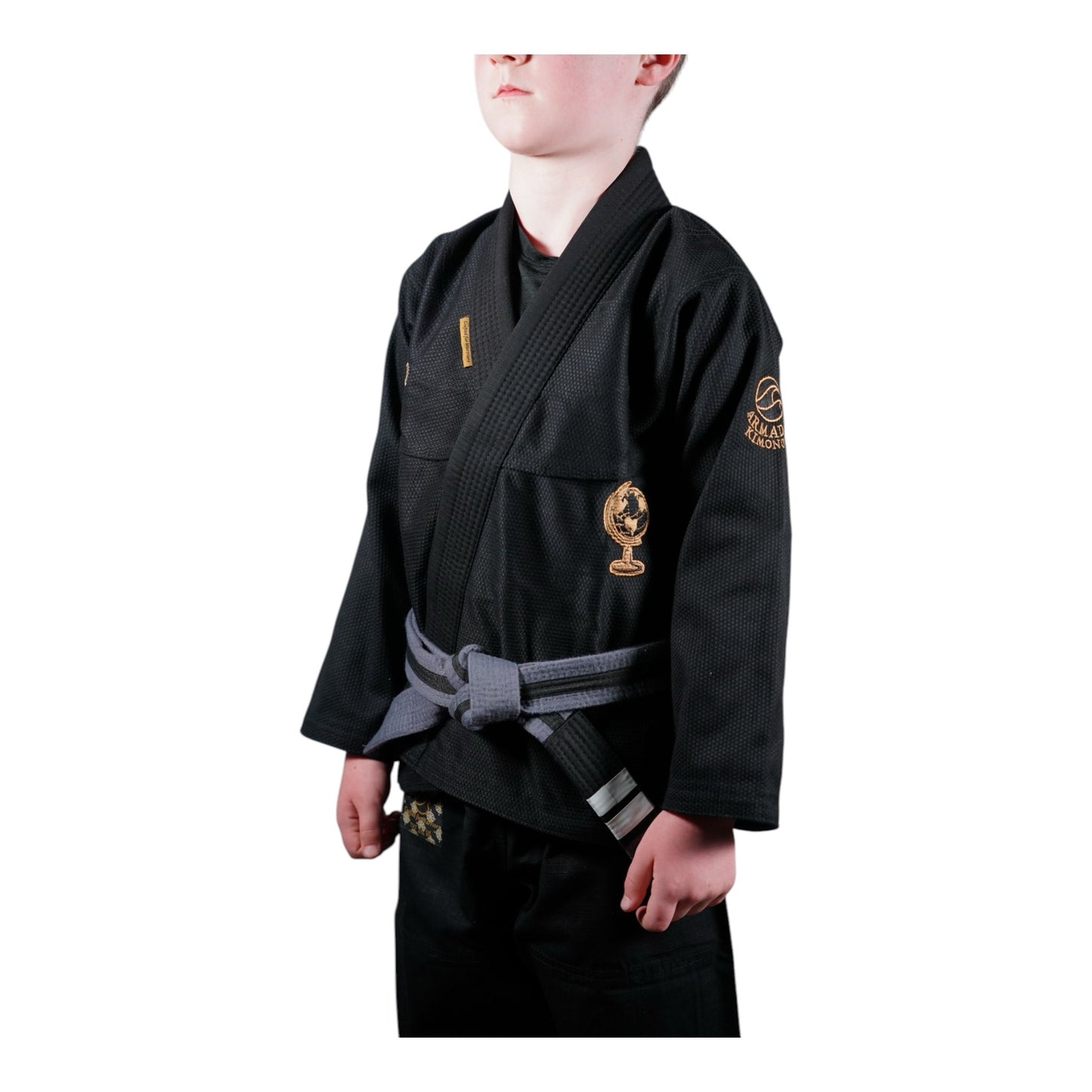 Explorer Kids BJJ Gi - Black